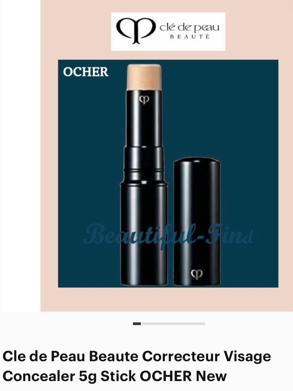 cle de peau Correcteur Visage Concealer Stick in BEIGE canceler
